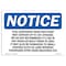 Signmission OSHA Notice, 3.5" Height, Fuel Dispensed From This Pump May Contain Sign, 5" X 3.5", Landscape OS-NS-D-35-L-12930 - alternate 1